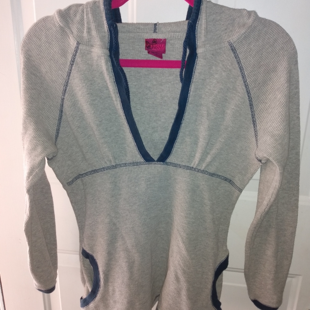 Women's thermal hoodie, slim-fit